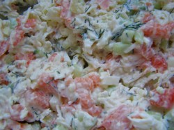 название картинки Тарталетки с красной рыбой салат