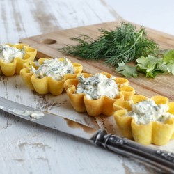 Тарталетки с творогом