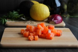 Тартар из лосося - шаг 2