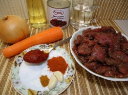 Телятина с фасолью - шаг 1