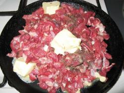 Телятина с грибами