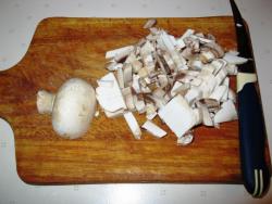 Телятина с грибами