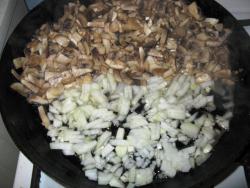 Телятина с грибами