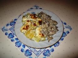 Телятина с грибами