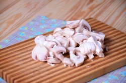 Теплый постный салат из брюссельской капусты