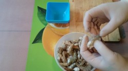 Тигровые креветки в сливочном соусе - шаг 1 Тигровые креветки в сливочном соусе - шаг 1