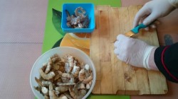 Тигровые креветки в сливочном соусе - шаг 2 Тигровые креветки в сливочном соусе - шаг 2