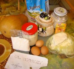 Тыквенный рулет с творожным кремом