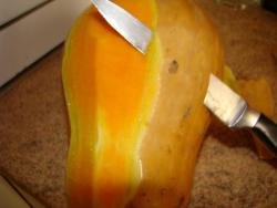 Тыквенный рулет с творожным кремом