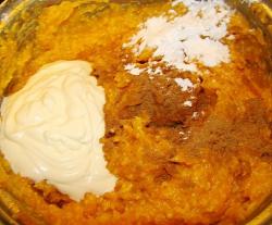 Тыквенный рулет с творожным кремом