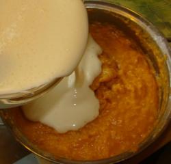 Тыквенный рулет с творожным кремом