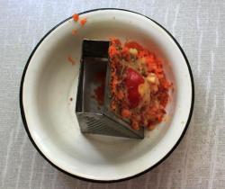 Тыквенный салат быстро и вкусно - шаг 3 Тыквенный салат быстро и вкусно - шаг 3