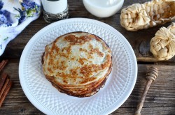 Толстые блины на молоке - шаг 12 Толстые блины на молоке - шаг 12