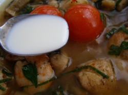 название картинки суп Том ям с курицей и креветками