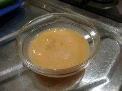 название картинки Томатный суп с морским коктейлем