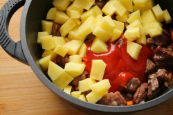 Томатный суп из цукини с мясом - шаг 9 Томатный суп из цукини с мясом - шаг 9