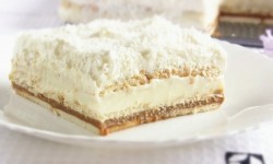 название картинки Торт без выпечки из печенья Райское наслаждение