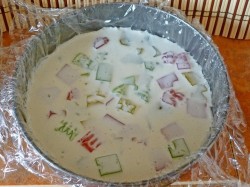 Торт Битое стекло с бисквитом