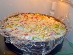 Торт Битое стекло с бисквитом