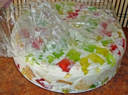 Торт Битое стекло с бисквитом