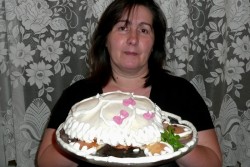 название картинки торт черепаха со сметаной и белой глазурью