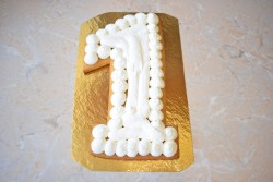 Торт Цифра 1 один на год,  день рождение и юбилей