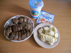 Пряничный торт с бананами без выпечки