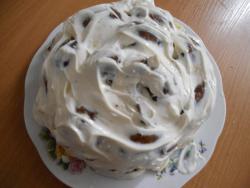 Пряничный торт с бананами без выпечки