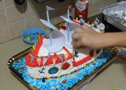 Торт Корабль