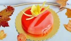 название картинки Торт Красный бархат с зеркальной глазурью