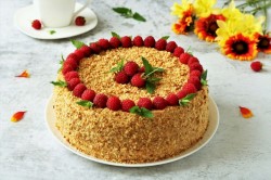 Торт медовик на сковороде - шаг 21 Торт медовик на сковороде - шаг 21