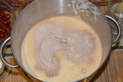 Торт Рождественское полено с вишней