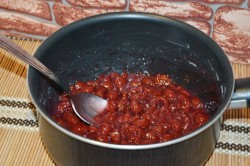 Торт Рождественское полено с вишней