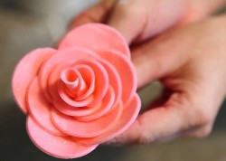 Торт бисквит с цветами из мастики