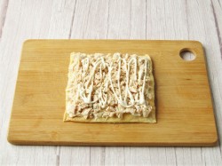 Торт салат Наполеон из коржей с курицей