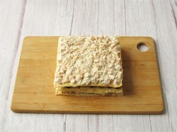 Торт салат Наполеон из коржей с курицей