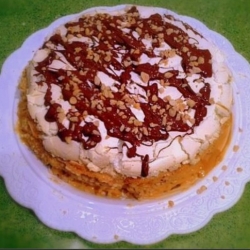 Торт Сникерс с вареным сгущенным молоком