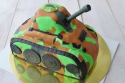 название картинки Торт Танк из мастики