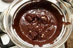 название картинки Торт трюфель с горьким шоколадом и сливками