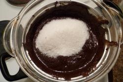 название картинки Торт трюфель с горьким шоколадом и сливками