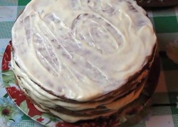 название картинки Торт Южная Ночь с безе