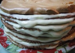 название картинки Торт Южная Ночь с безе