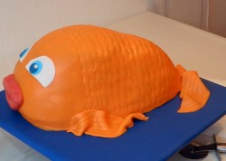 Торт Золотая Рыбка