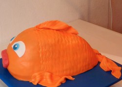 Торт Золотая Рыбка