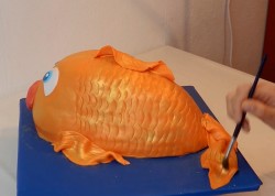 Торт Золотая Рыбка