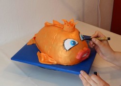 Торт Золотая Рыбка