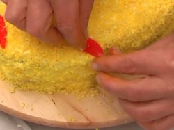 название картинки Торт Золотой петушок