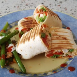 Бурито с курицей и стручковой фасолью