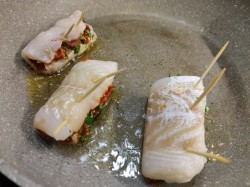 название картинки Треска жареная на сковороде