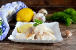 название картинки Треска на пару